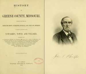 1883 Greene County Missouri MO, Geschichte und Genealogie Abstammung Familie DVD B23 - Bild 1 von 2