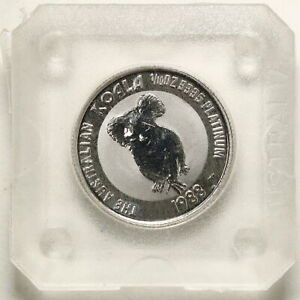 Australia 1988 1/10oz Platinum Koala in Original Mint Capsule