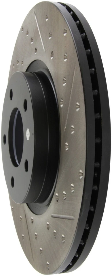 Rotores ranurados y perforados delanteros izquierdo StopTech para Mazda 3 07-09 Foto 1 de 1