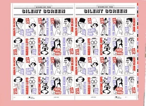U.S. COMM SHEET OF 40 SCOTT#2828a 1994 29ct SILENT SCREEN STARS MNH P#211-1 - Picture 1 of 1