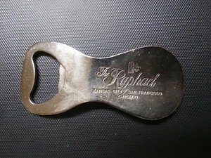 VINTAGE SHOE HORN BOTTLE OPENER COMBO FROM " THE RAPHAEL" KANSAS CITY/SAN... - Picture 1 of 2