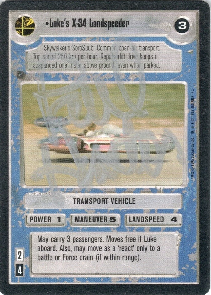 Star Wars CCG - Paul Huston (ILM) - signed card - autograph - Bild 1 von 1