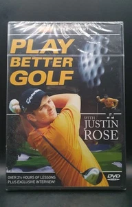 Neu & versiegelt Play Better Golf Justin Rose DVD Play Bettersport - Bild 1 von 2