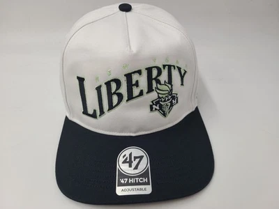 Бейсболка New York Liberty 47 Brand Hitch бейсболка кепка NYL WNBA баскетбольная белая черная - Изображение 1 из 4