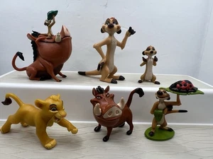 Disney König der Löwen lose Set 6 Figuren Pumba Timon Simba Tortenaufleger Set #12 - Bild 1 von 5