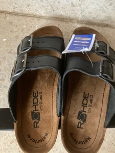Latschen Sandalen Schuhe von Rohde aus Leder Größe 41 Neu mit Karton  - Bild 1 von 4