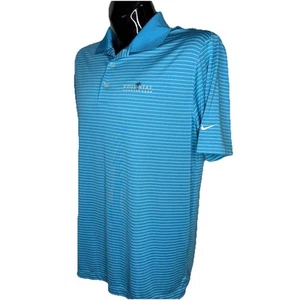 NIKE GOLF Poloshirt Herren Large blau Dri-Fit Tour Performance Colonial CC Logo - Bild 1 von 10