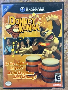 Caja Donkey Konga + Insertos - Nintendo Gamecube **VER DESCRIPCIÓN** - Imagen 1 de 13