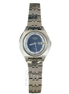 Vintage Citizen Automatic Blue Dial Stainless Steel Lady's Watch BF0582 - Bild 1 von 11