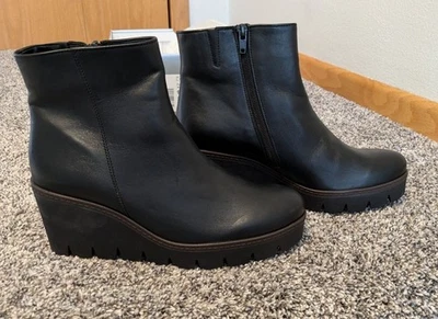 Botas de cuña Gabor para mujer 7 1/2 nuevas en caja estilo 94-780-27 Utopia Yoss Foto 1 de 4