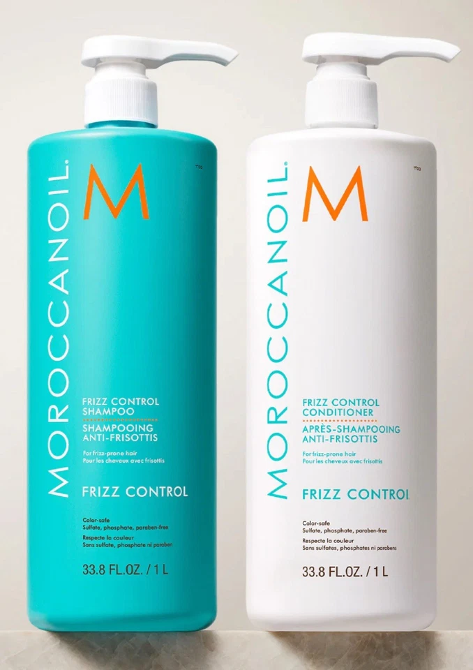 Moroccan Oil Frizz Control Shampoo & Conditioner Duo Set 33.8 oz/1 liter each - Image 1 of 1