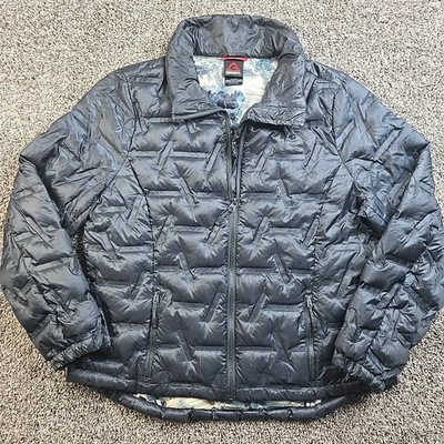 Gerry Jacket Womens XL Blue Fill Power 650 Down Puffer Full Zip Quilted  - Image 1 of 4