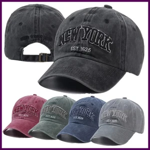 2025 New York Washed Cotton Cap For Men Women Gorras Snapback Caps Baseball Caps - Bild 1 von 32