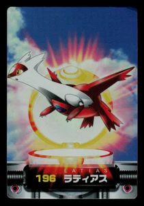 HP - Pokemon Japanese Latias #196 Zukan Carddass Rainbow Holo Foil - Picture 1 of 2