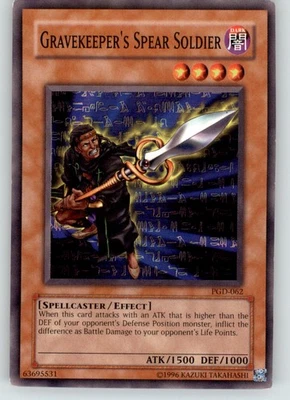 Gravekeeper's Spear Soldier - Pharaonic Guardian - PGD-062 - Lightly Played - Image 1 of 2
