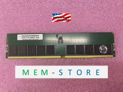 P64336-B21 Compatible con HPE 16 GB DDR5 4800 MHz PC5-38400 ECC UDIMM RAM Memoria Foto 1 de 4