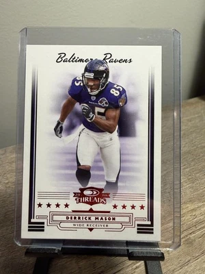 2006 Donruss Threads Derrick Mason Red #134 /150 - Image 1 of 2