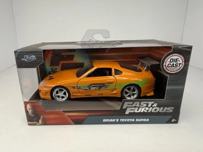 BRIAN’S TOYOTA SUPRA NARANJA RÁPIDO Y FURIOSO ESCALA 1:32 JADA Foto 1 de 4