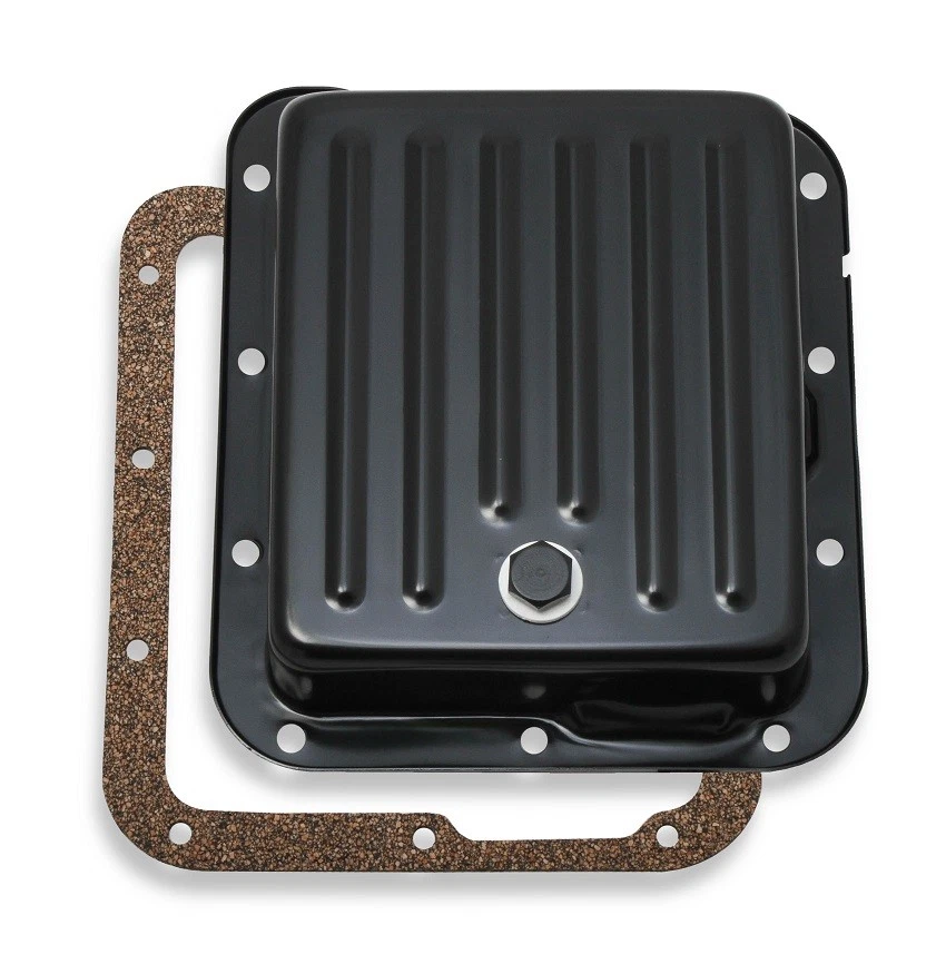 Mr. Gasket 9755BMRG Transmission Oil Pan - Black Steel - Image 1 of 4