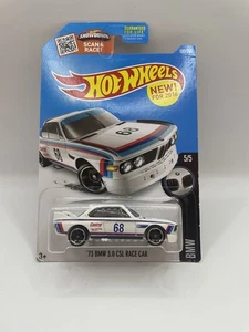 2016 Hot Wheels '73 BMW 3.0 CSL Rennwagen weiß HW BMW Serie 5/5 - Bild 1 von 2