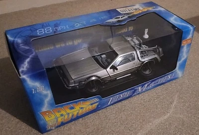 Back To The Future Sun Star DeLorean Time Machine 1/18 Model Scale Car Limited - Image 1 of 2