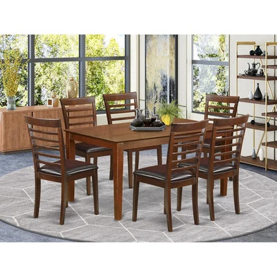 7  Pc  Dining  set-  Dining  Table  and  6  Dining  Chairs - Image 1 of 4