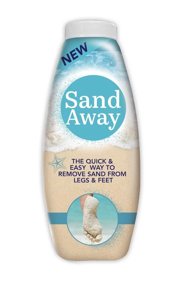 Sand Away Sand Remover Powder 226g, Remove Sand from Legs & Feet Effortlessly - Bild 1 von 1
