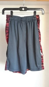 Champion Kids  Active Shorts  Large 12/14 Gray/Red Pre-owned - Picture 1 of 7