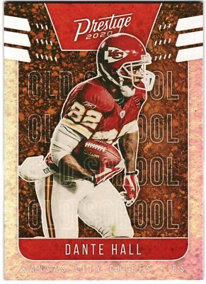 2020 Panini Prestige Dante Hall Old School Kansas City Chiefs #OS-DH - Image 1 of 2