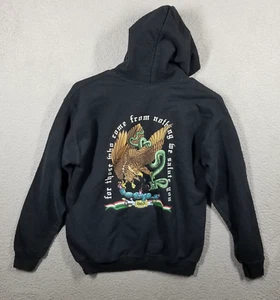 DGK Dirty Ghetto Kids "Guerrero" Pullover (Black) Hooded Sweatshirt Teen Youth L - Picture 1 of 13