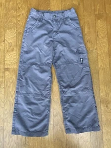 PRANA ~ Kids/Youth Gray Roll-Up/Snap Convertible Pants ~ Size 12 - Picture 1 of 12