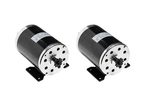 Pair (2) 1000W 48V electric motor w Base f scooter bike go-kart minibike MY1020 - Picture 1 of 9