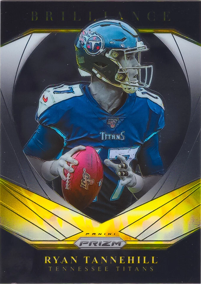 Ryan Tannehill 2020 Panini Prizm Football Brilliance Insert Chrome Card#6 Titans - Image 1 of 2