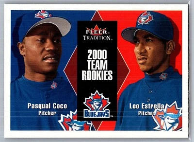 2000 FLEER TRADITION UPDATE TEAM ROOKIES U147 COCO/ESTRELLA JAYS  - Image 1 of 2