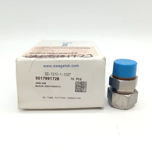 Swagelok SS-1210-1-10ST Tube Fitting Box of 10 - Picture 1 of 3