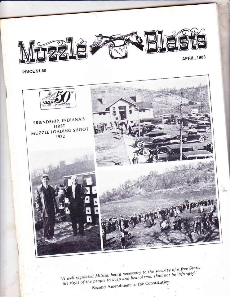 MUZZLE BLASTS MAGAZINE--------APRIL 1983 - Image 1 of 1