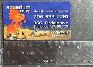 Imán refrigerador cooperativo acuario 3-1/2" x 2" agotado Cory - Imagen 1 de 2