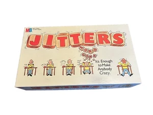 JITTERS Word Game Vintage 1986 Board Game Milton Bradley COMPLETE - Picture 1 of 4
