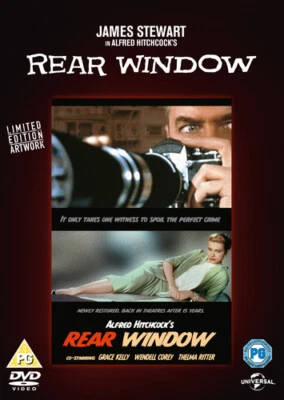 Rear Window DVD (2013) James Stewart, Hitchcock (DIR) cert 15 Quality guaranteed - Image 1 of 2