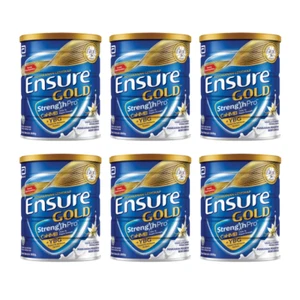6 X Abbott Ensure Gold leche de vainilla 800 g para mediana edad y ancianos - Imagen 1 de 9
