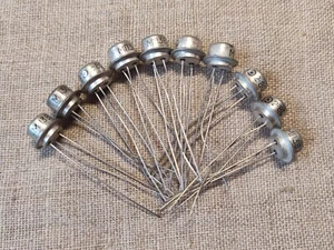 10 Stk. MP38 Germanium N-P-N Transistor~2N94, 154NU70, 2N193, 2N445,2SD75,T321N - Bild 1 von 3