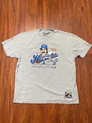 Mitchell & Ness Keith Hernandez Caricature New York Mets T Shirt Size XXL - Image 1 of 4