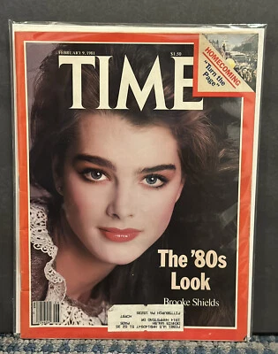 1981 February Time Magazine, Brooke Shields (B1)-2 - Image 1 of 4