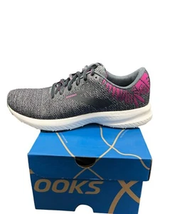 Brooks Donna LAUNCH 6 (Perla Nerata/Aster Selvaggio) - Taglia 7,5 - Nuovo con scatola - Foto 1 di 7