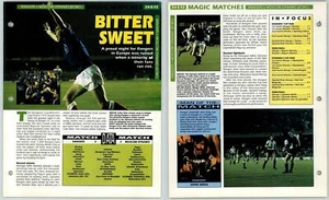 Rangers V Moscow Dynamo - Magic Matches - Orbis Football Collection 1990-91 Page - Picture 1 of 1