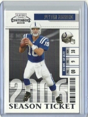 PEYTON MANNING 2006 Playoff Contenders - Base #43 Indianapolis Colts - Image 1 of 2
