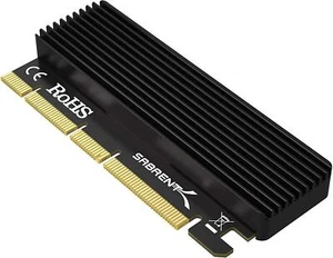 Sabrent NVMe M.2 SSD to PCIe X16/X8/X4 Card with Aluminum Heat Sink (EC-PCIE) - Picture 1 of 8