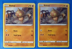 4x Baltoy 101/202 Pokemon card Sword & Shield common NM - Picture 1 of 3