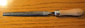 Vintage FILE Nicholson 2nd Cut 6" File Wood Handle, USA - Picture 1 of 5