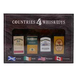 Countries 4 Whiskys Tasting-Set (4 x 0,04L) - Bild 1 von 3